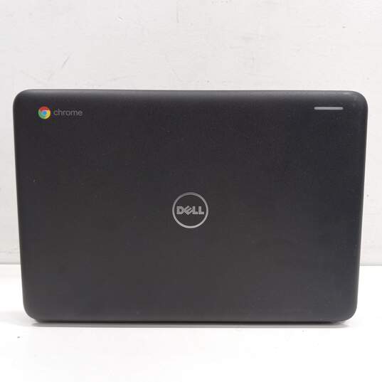 BLACK DELL CHROME BOOK W/ POWER CORD image number 3