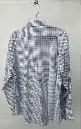 Dockers Mens Multicolor Plaid Fitted Stretch Collar Dress Shirt Size XL With Tag alternative image