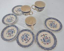 Johnson Brothers Staffordshire Old Granite Mugs Saucers & Dessert Plates 3 Each alternative image