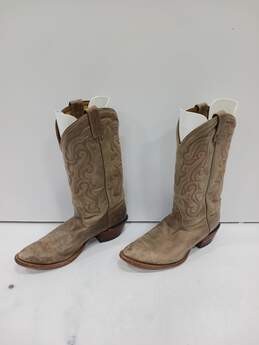 Nocona Women's Beige Western Boots Size 9.5 alternative image
