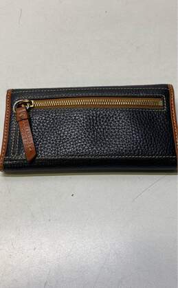 Dooney & Bourke Pebble Leather Continental Flap Wallet Black alternative image