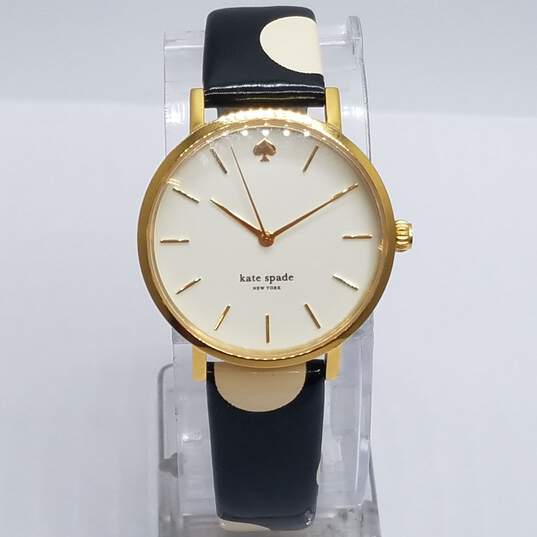 Women's Kate Spade NY 34mm WR 3ATM White Dial Stainless Steel Watch image number 1