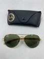 Ray Ban Gold Sunglasses - Size One Size image number 1