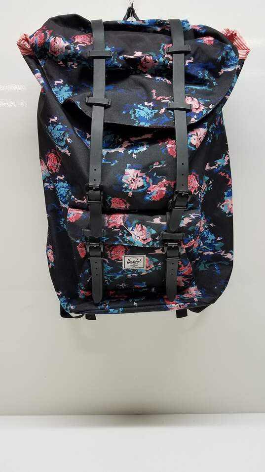 Herschel Little America Mid Volume Backpack - Floral Print image number 1