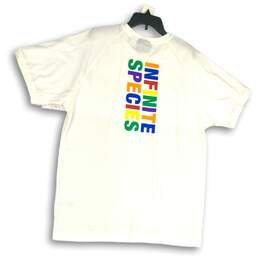 NWT Adidas Mens Multicolor Pharrell Williams Graphic Print Pullover T-Shirt XL alternative image