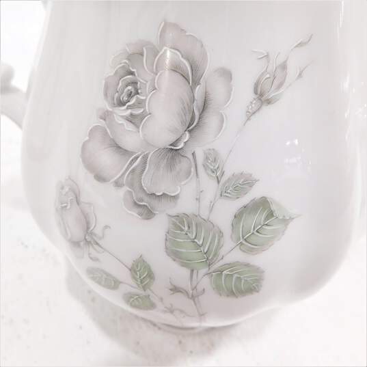 Mitterteich Bavaria Mystic Rose Pattern Coffeepot Teapot & Sugar Bowl image number 4