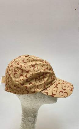 COACH Tan Signature Cap Hat One Size alternative image