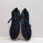 Nike Blazer High Black Blue Suede Leather Sneaker Men's Size 12 image number 6