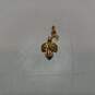 Stamper 12K Multi-Tone Gold Diamond Pendant image number 1