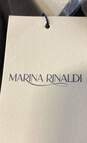 NWT Marina Rinaldi Womens Black Long Sleeve Single-Breasted Blazer Size 23 image number 7