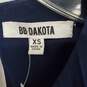 BB Dakota Navy Blue Pleated Lined Sleeveless Dress WM Size XS image number 3