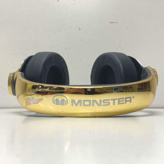 Monster 24k DJ-Style Over Ear Headphones Gold Limited Edition image number 4