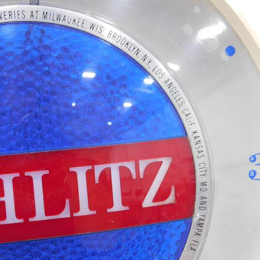 Vintage Schlitz Lighted Beer Sign Clock image number 5
