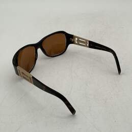 Adrienne Vittadini Womens Brown Gold Full Frame Square Sunglasses alternative image
