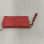 Michael Kors Kate Spade Womens Zip-Around And Wristlet Red Pink Leather image number 5