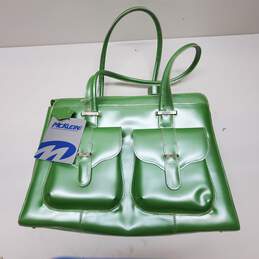 McKlein Alexis Green Leather Ladies' Briefcase Travel Bag