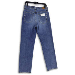 NWT Womens Blue Alexxis High Rise Medium Wash Straight Leg Jeans Size 30R alternative image