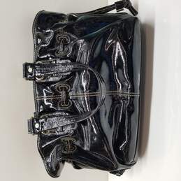 Dooney and Bourke Beige Shiny Patent Leather Satchel Purse Handbag Chiara  Bag L