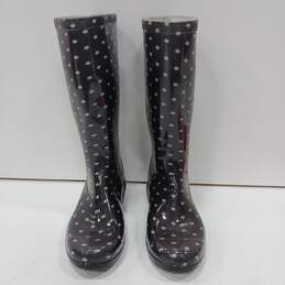 UGG Polka Dot Shaye Rain Boots Women's Size 6.5