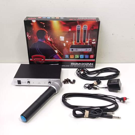 Rockville RWM1202VH VHF Wireless Dual HandHeld Microphone System Receiver IOB image number 1