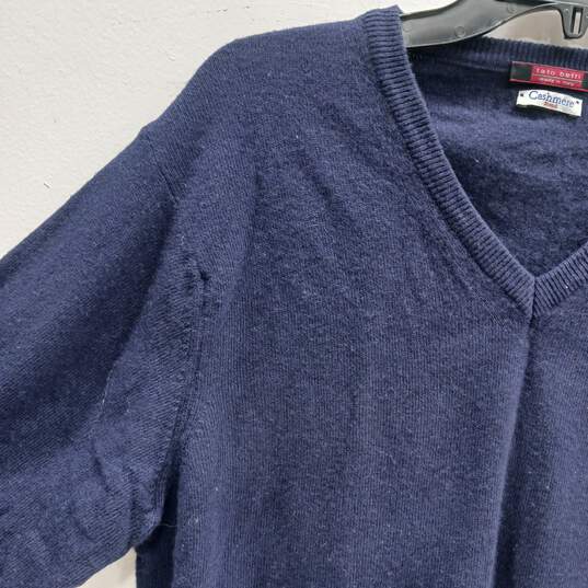 Tato Betti Dark Blue Cashmere Blend Sweater image number 3