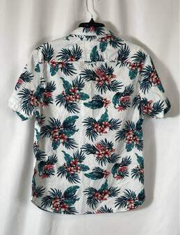 Cactus Mens Multicolor Cotton Floral Hawaiian Slim Fit Button-Up Shirt Size M alternative image