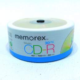 30 Pack Memorex 40X Music 700MB 80 Min CD-R Sealed