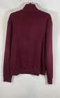 Burberry Brit Burgundy Quarter Zip Sweater - Size Medium image number 2