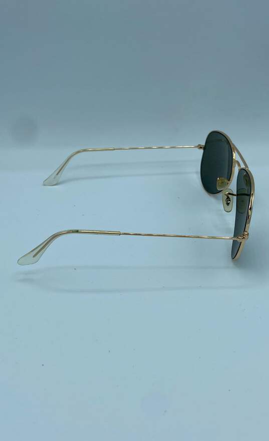 Ray Ban Gold Sunglasses - Size One Size image number 5