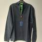 Tommy Bahama Reversible Half Zip Twill Pull-On Sweater Size Medium - NWT image number 1