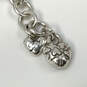 Designer Brighton Silver-Tone Fashion Foxtail Chain Charm Necklace image number 4