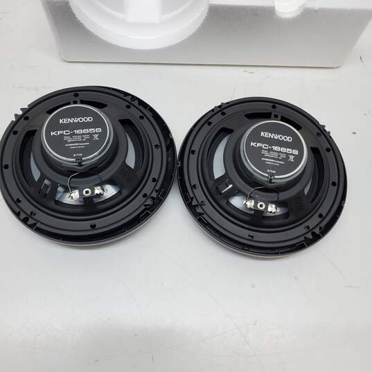 Kenwood Pair of 6 1/2" Flush Mount Car Speakers IOB Untested image number 4
