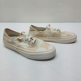 Vans Women's Cream/White Authentic SF Big Check Ultracush Shoes Size 5.5 alternative image