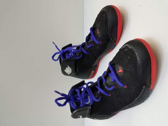 Nike Air Jordan Melo 1.5 Retro Raptors Black Sneakers Size 6.5Y - Authenticated image number 3