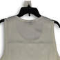 NWT Womens White Round Neck Sleeveless Pullover Tank Top Size XL image number 4