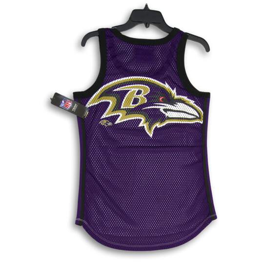 NWT NFL Womens White Purple Baltimore Ravens Football Tank Top Size Medium image number 2