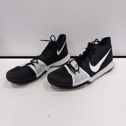 Men's Nike Kyrie 2 Tuxedo Black & White Basketball Shoes Size 18