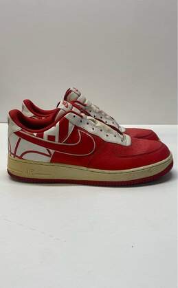 Nike Air Force 1 Low Logo Pack University Red, White Sneakers 823511-608 Size 12