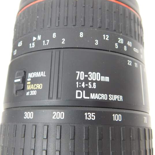 Pentax SF1 SLR 35mm Film Camera W/ 50mm & Sigma 70-300mm DL Macro Super Lenses image number 13