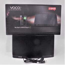 Voco Brand V-Spot 041086/Black Model Voice Controlled Music and Video System w/ Accessories