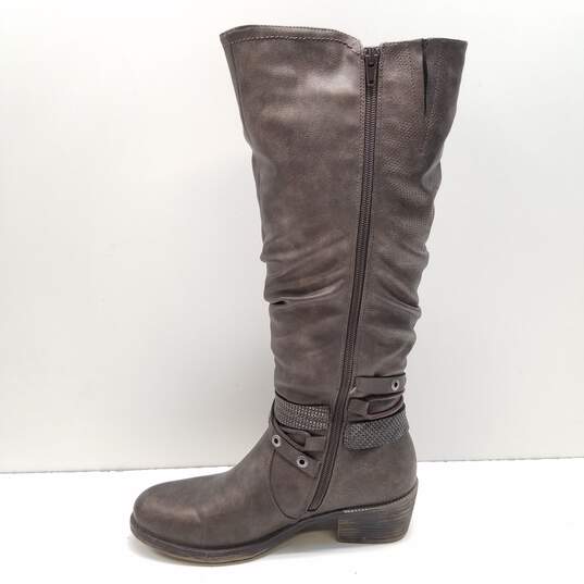 Remonte Tex High-Knee Women Boots Brown Size 8.5 image number 2