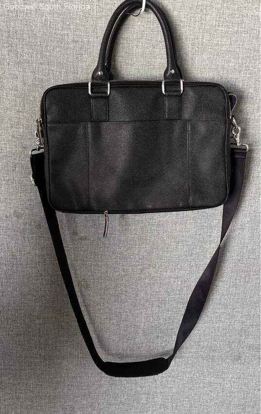 Cole Haan Black Leather American Airlines Handbag image number 1