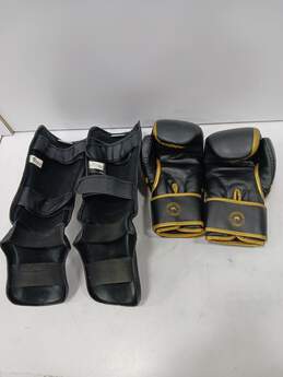 Venum Challenger 12oz Gloves & Shin Guards Size M alternative image