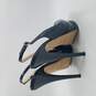 Yves Saint Laurent Peep Toe Slingback Heel Women's Sz.38.5 Black Patent image number 4
