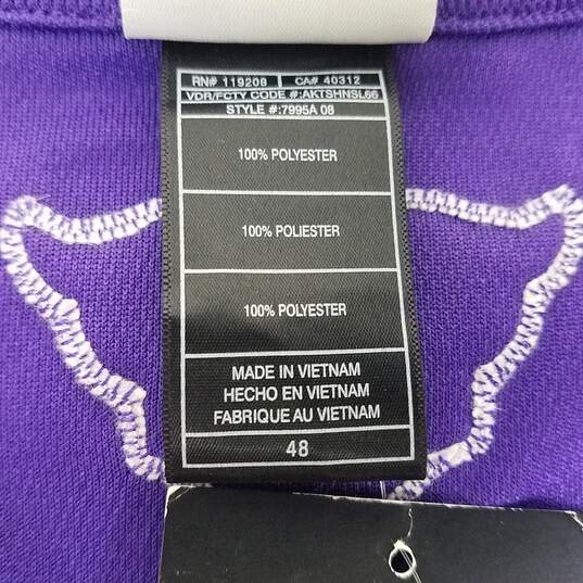 Buy the Adidas NBA Phoenix Suns Purple Jersey Signed by Matt