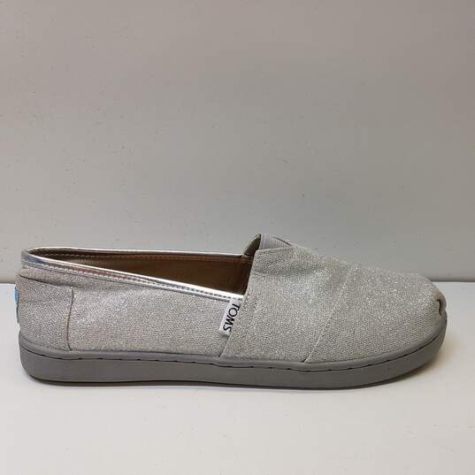 Silver Glitter Loafers