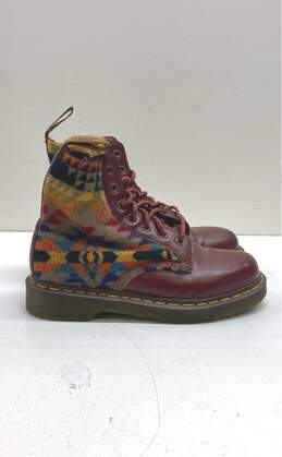 Dr Martens Leather Pendleton Pagosa Springs Boot Red 8