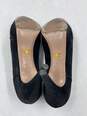 Authentic Prada Black Suede Embroidered Accent Pumps W 5.5 image number 7