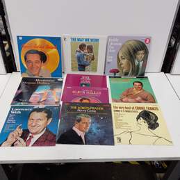 Bundle of 10 Assorted Vintage Vinyl Records