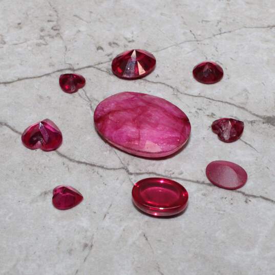 Assortment of Loose Ruby Stones - 57.02cttw. image number 2